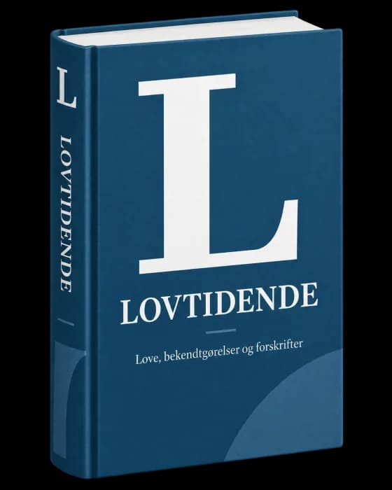 Illustration af Lovtidende.