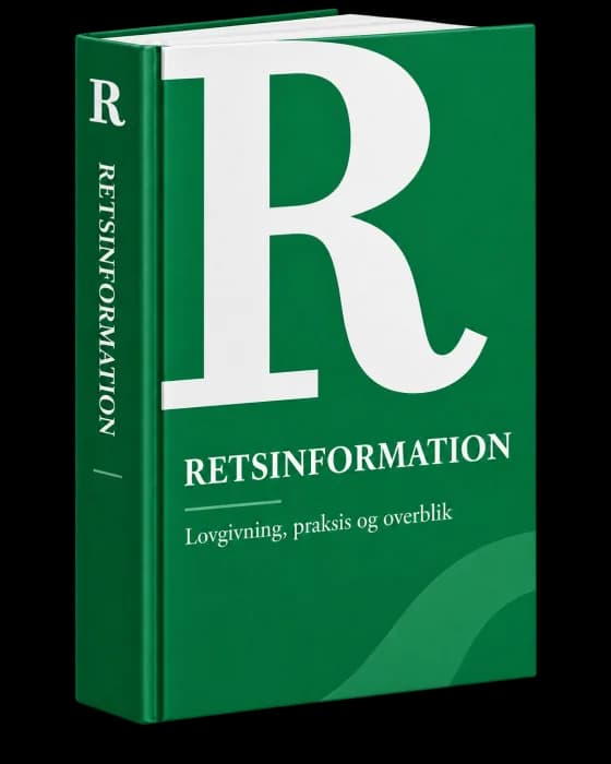 Illustration af Retsinformation.